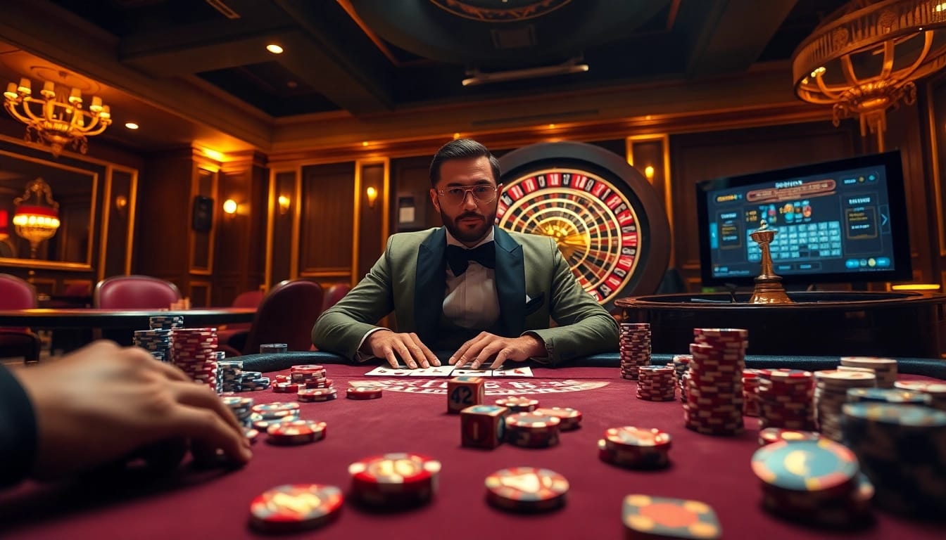 Experience the thrill of shbet gaming with luxurious poker action and vibrant casino elements.