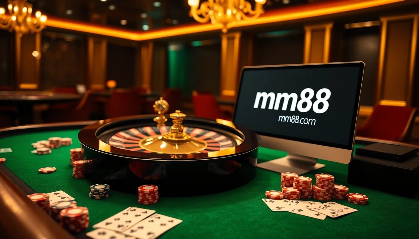 Experience thrilling games at mm88.com with roulette and poker action.