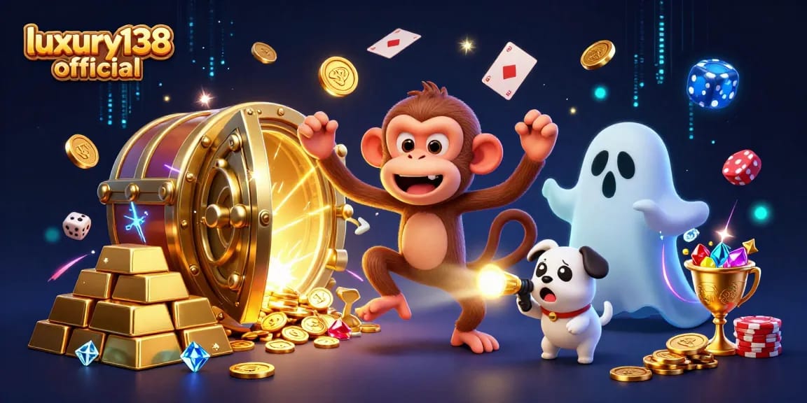 Experience thrilling wins at luxury138 official casino with vibrant characters and captivating game elements.