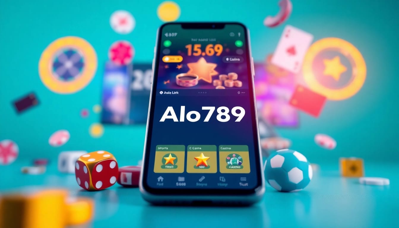 Engaging representation of the Alo789 Link interface, showcasing online gambling and betting options.