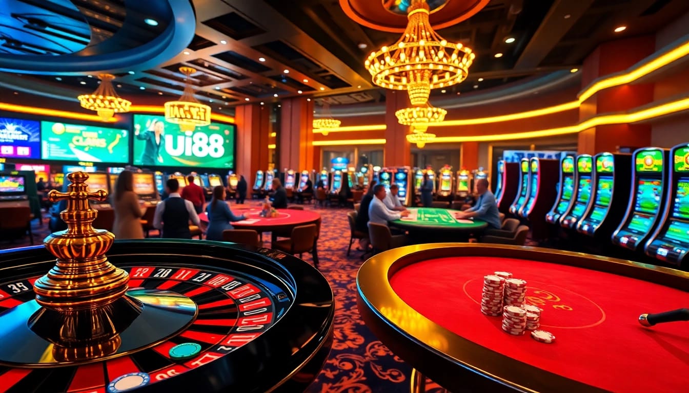 Experience the thrill of online gambling with uu88's vibrant casino atmosphere.
