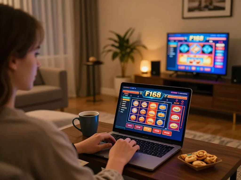 Engaging online gaming session on F168 platform showcasing diverse casino games