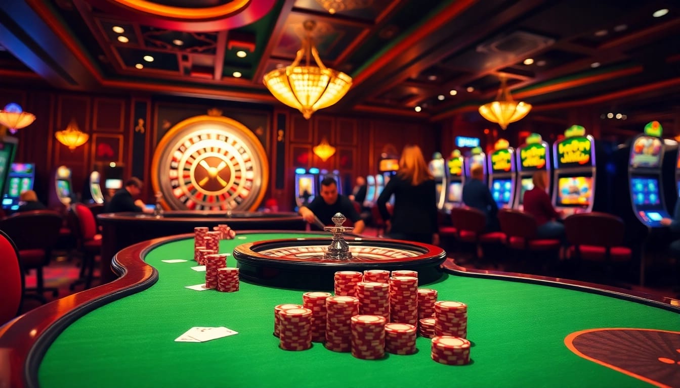 Experience thrilling gameplay at the trang chủ 789f, featuring vibrant casino elements.