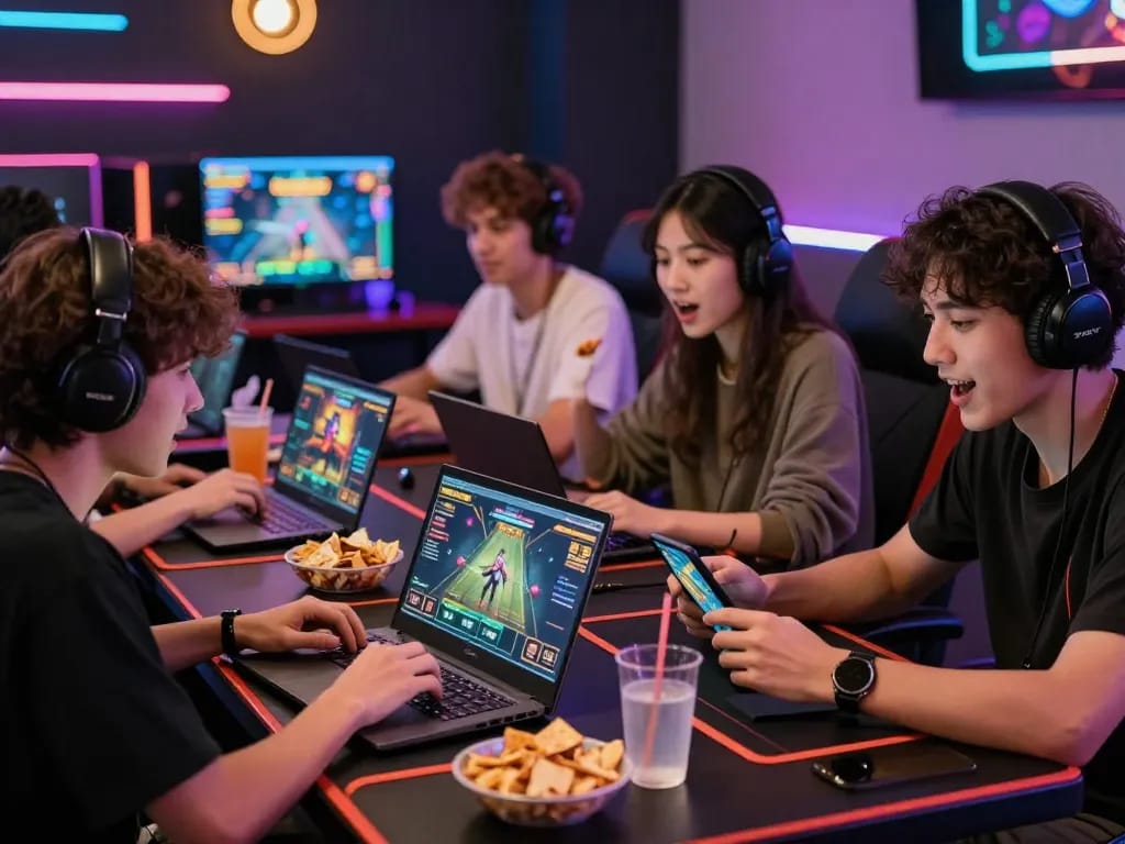 Experience the excitement of online gambling at https://bomwin.jp.net/ with young players engaged in thrilling games and vivid graphics.