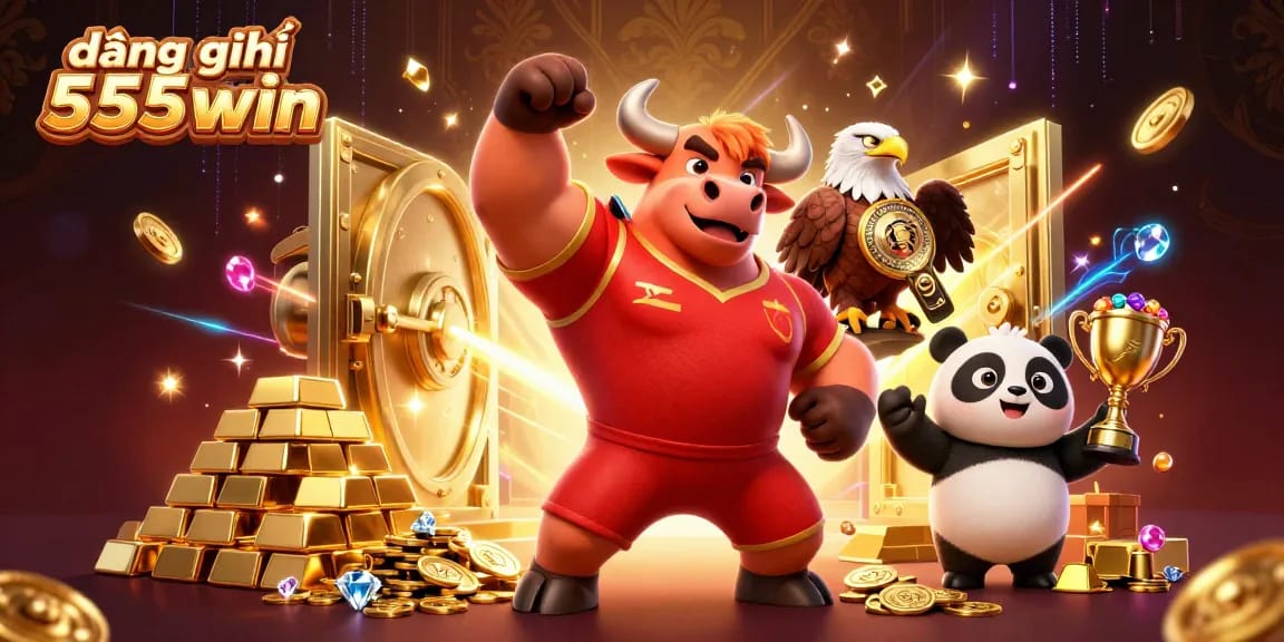 Join the action at đăng ký 555win with our 3D casino scene showcasing excitement and vibrant prizes.