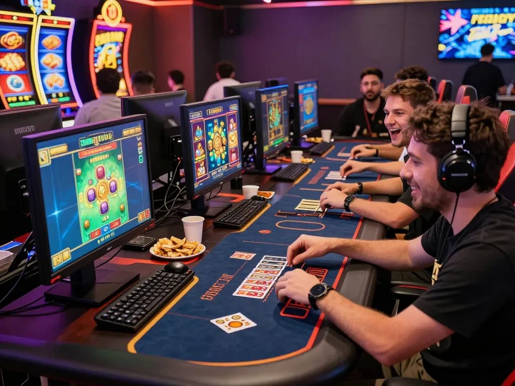 Experience the thrill at 789Club while tải 789club mới nhất with friends, showcasing vibrant gameplay.