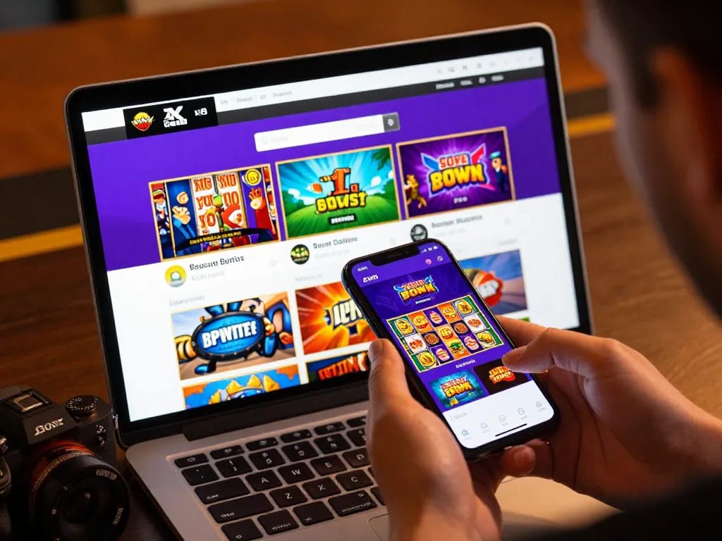 Engaged user exploring 789P online gambling interface for optimal betting experience.