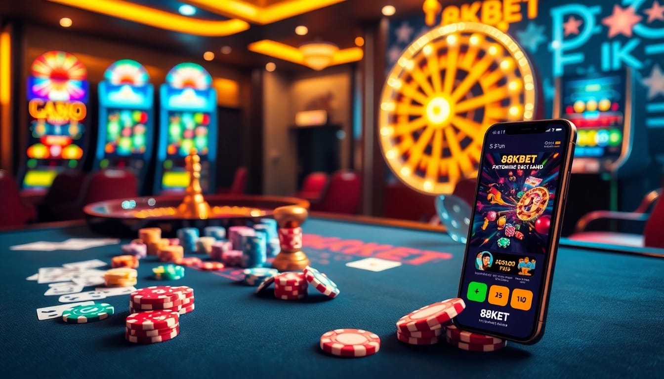 Experience high-stakes excitement at 8KBET with vibrant casino games and engaging players.