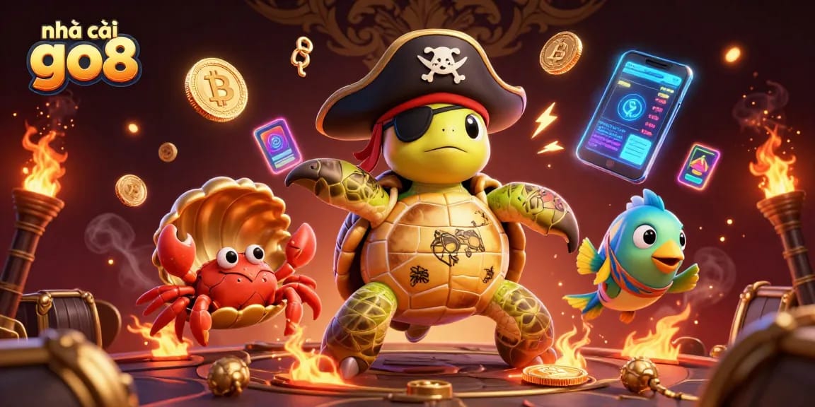 Engage with the exciting games at nhà cái go8, featuring vivid 3D illustrations of casino treasures.