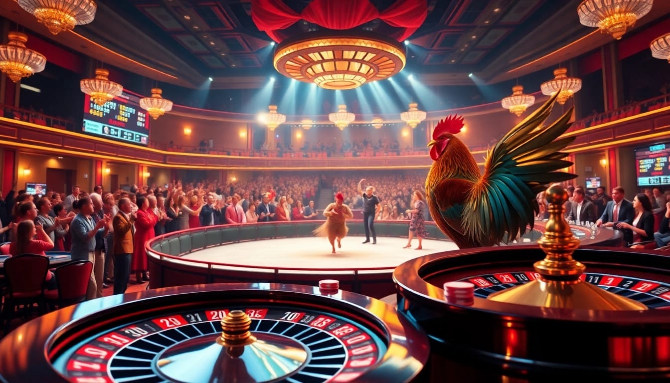 Watch live cockfighting on SV388 with immersive betting options and clear visuals.