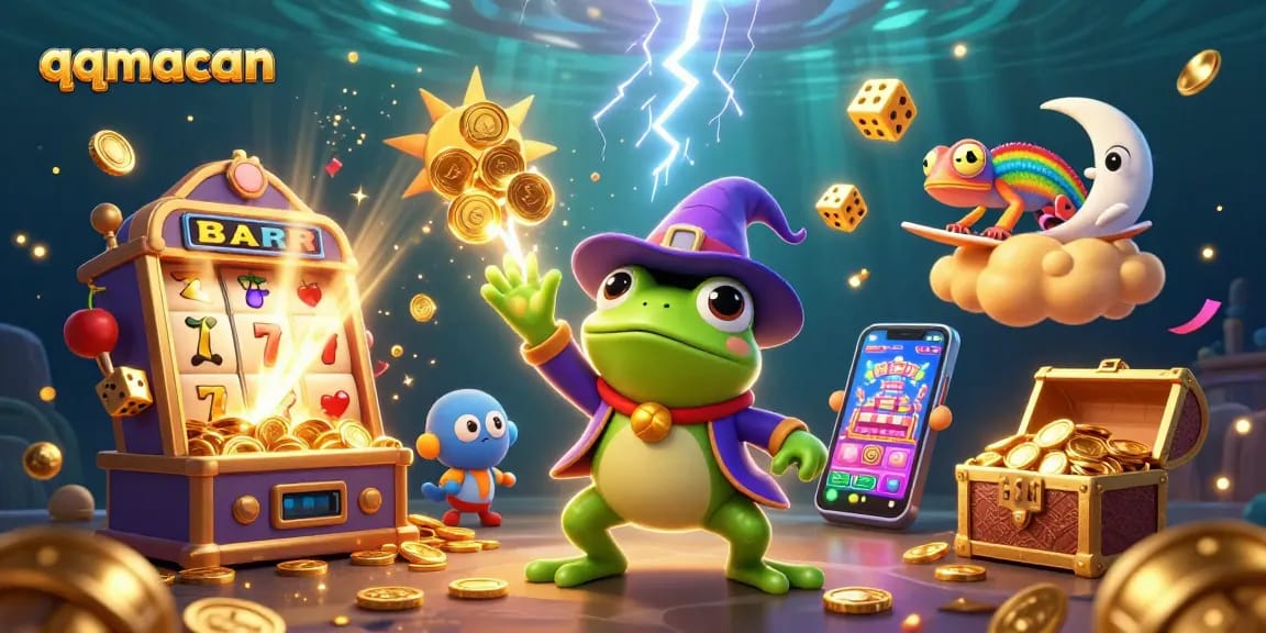 Raih jackpot dengan qqmacan menggunakan slot mesin 3D dan karakter mengagumkan dalam suasana meriah.