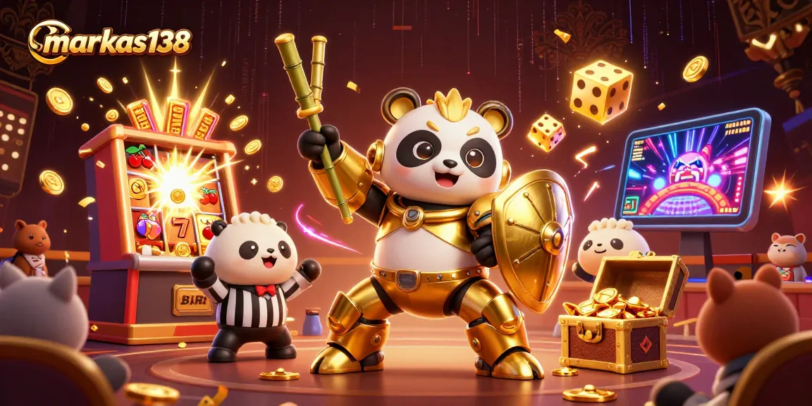 Experience the thrill of markas138 with dynamic casino action and stunning 3D illustration.