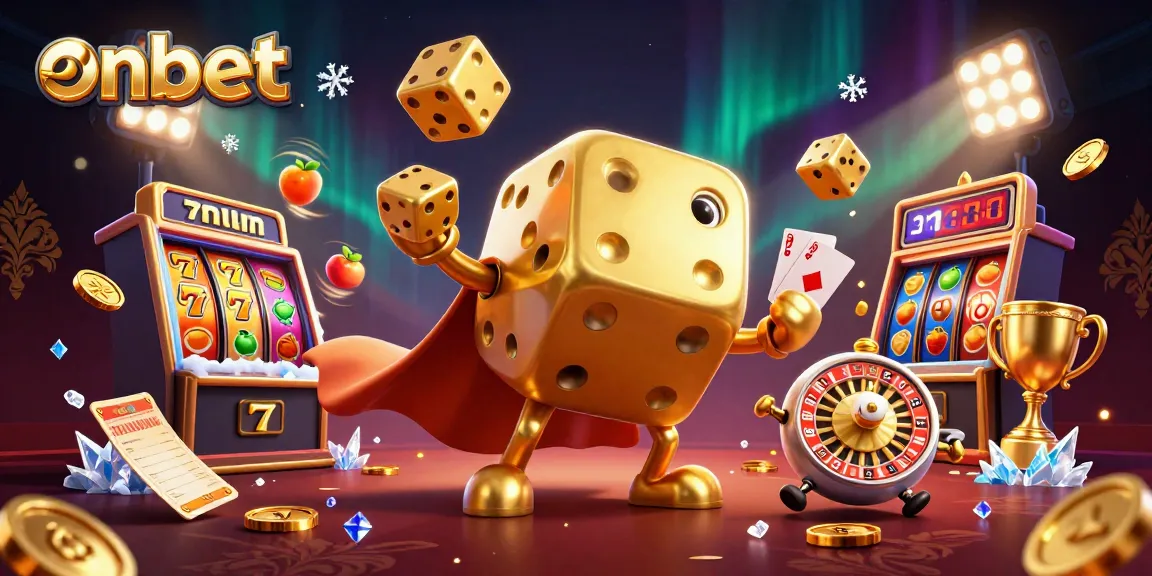 Experience thrilling gaming with onbet's exciting golden dice and jackpot elements!