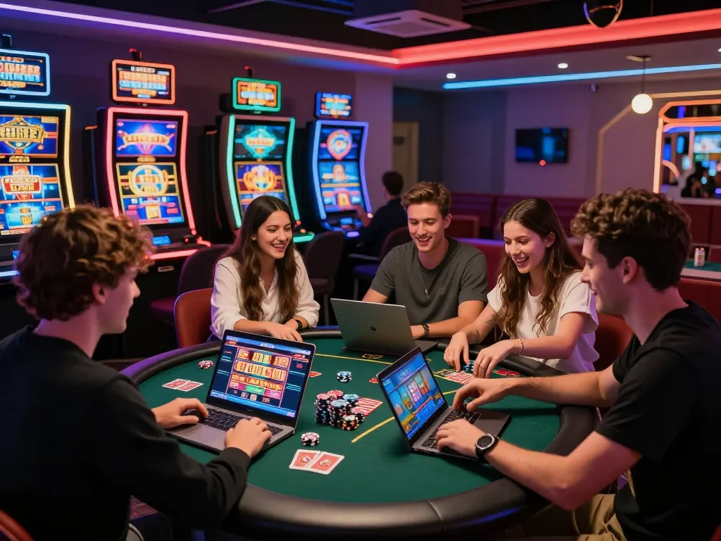 Exciting online gaming experience with friends at Nohu90 casino.