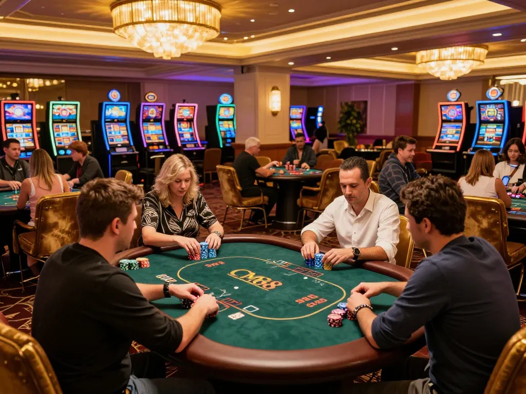 Experience the excitement of casino gaming at https://cm88bet.org/ with players engaged in strategic poker.